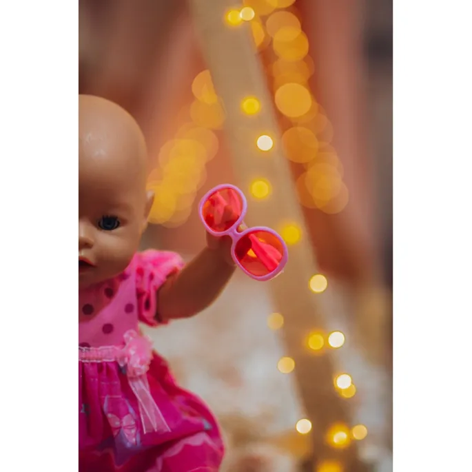 Ubranko dla lalki z bucikami i okularami