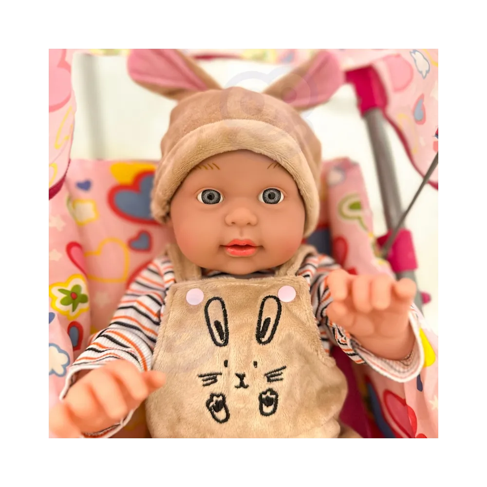 WOOPIE ROYAL Lalka Bobas w Ubranku Króliczek 46 cm