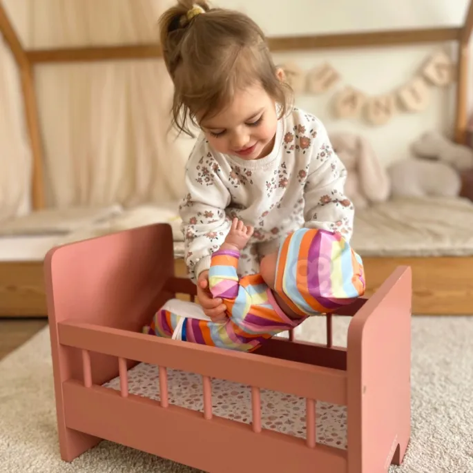 Wysokiej jakości pajacyk i czapeczka dla lalek