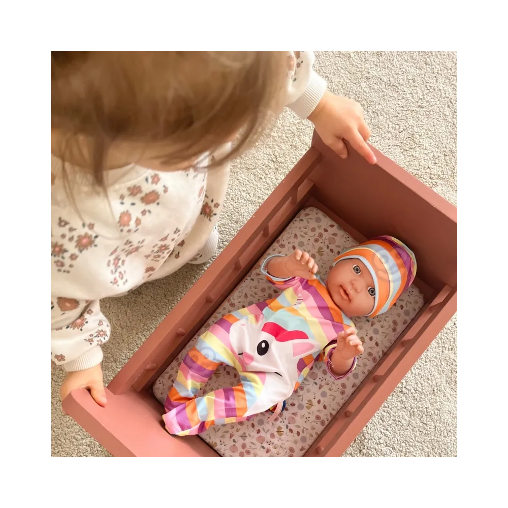 WOOPIE ROYAL Ubranko dla Lalki Zestaw Pajacyk Body Jednorożec Czapeczka 43-46 cm