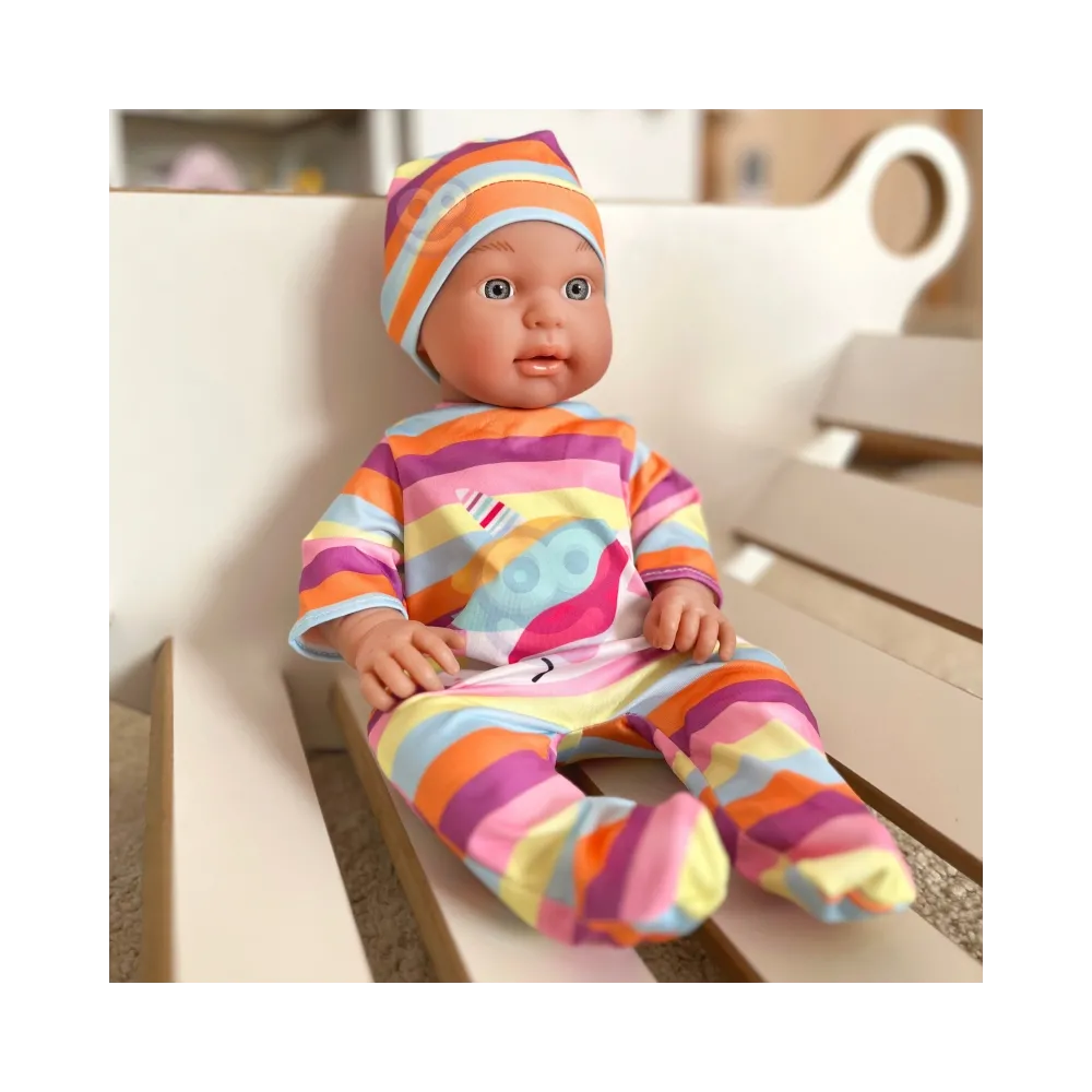 WOOPIE ROYAL Ubranko dla Lalki Zestaw Pajacyk Body Jednorożec Czapeczka 43-46 cm