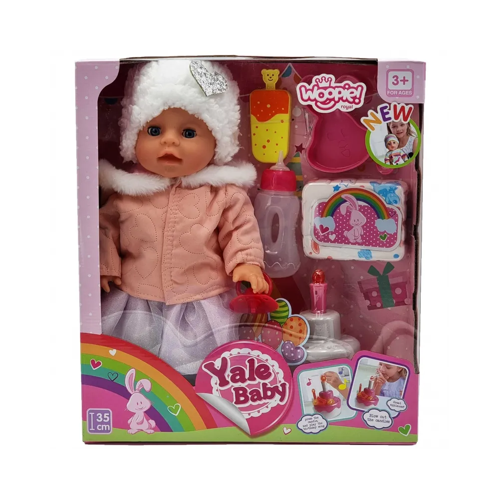 WOOPIE ROYAL Lalka Interaktywna Mała Zosia ma Urodziny 35 cm + Akc.