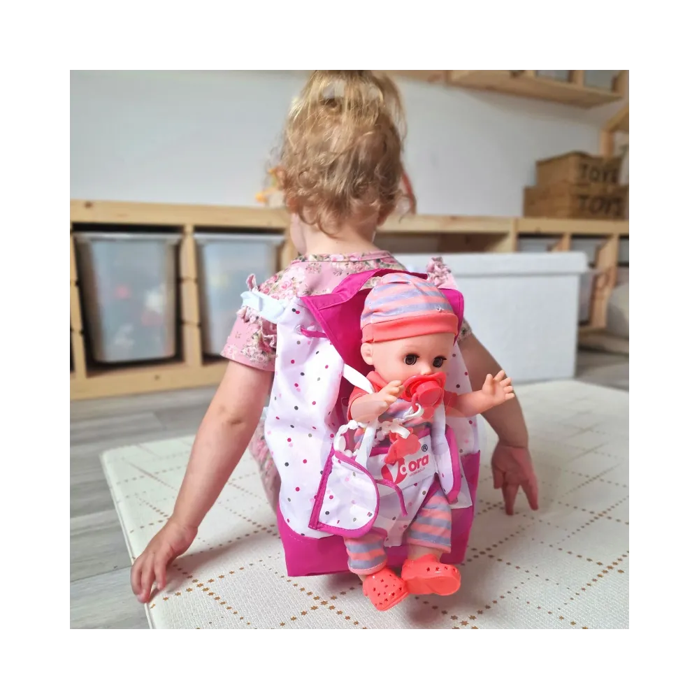 WOOPIE ROYAL Zestaw Opiekunka Lalka Bobas z Akcesoriami 19 el.