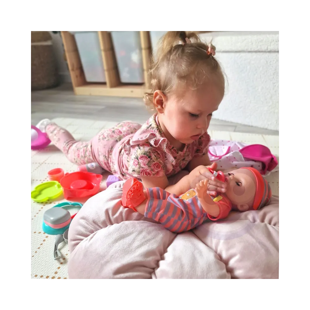 WOOPIE ROYAL Zestaw Opiekunka Lalka Bobas z Akcesoriami 19 el.