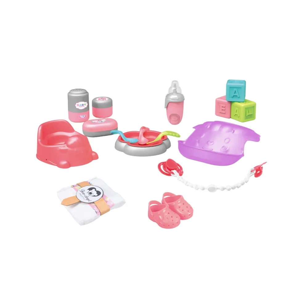 WOOPIE ROYAL Zestaw Opiekunka Lalka Bobas z Akcesoriami 19 el.