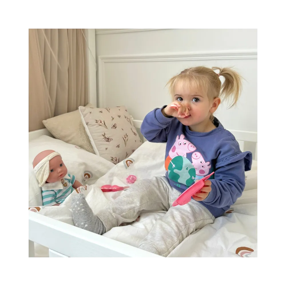 WOOPIE ROYAL Zestaw Opiekunka Lalka Bobas z Akcesoriami