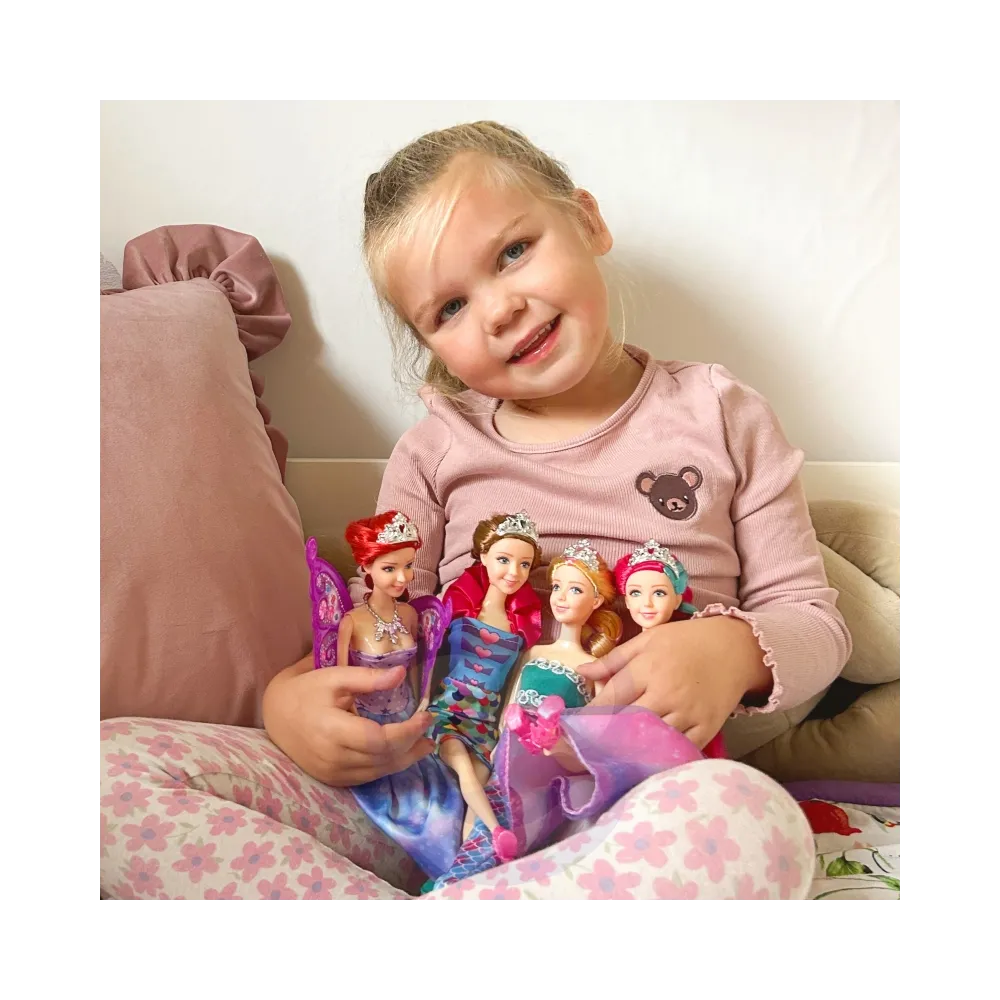 WOOPIE Zestaw 4 Magicznych Księżniczek - Box Lalek 4w1 z Akcesoriami