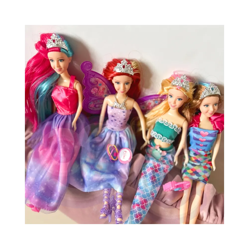 WOOPIE Zestaw 4 Magicznych Księżniczek - Box Lalek 4w1 z Akcesoriami