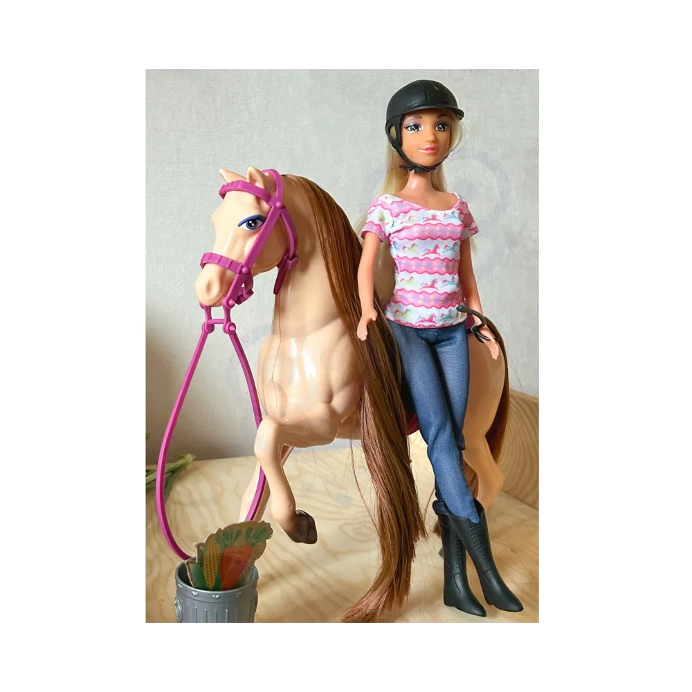 WOOPIE ROYAL Zestaw Urocza Lalka z Koniem + Akcesoria