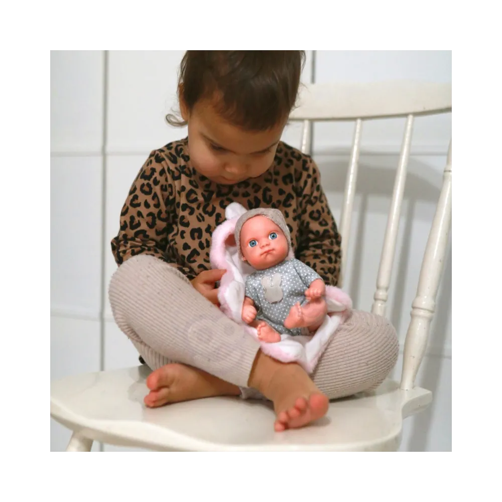 WOOPIE ROYAL Pierwsza Lalka Bobas z Kocykiem Króliczkiem 23 cm