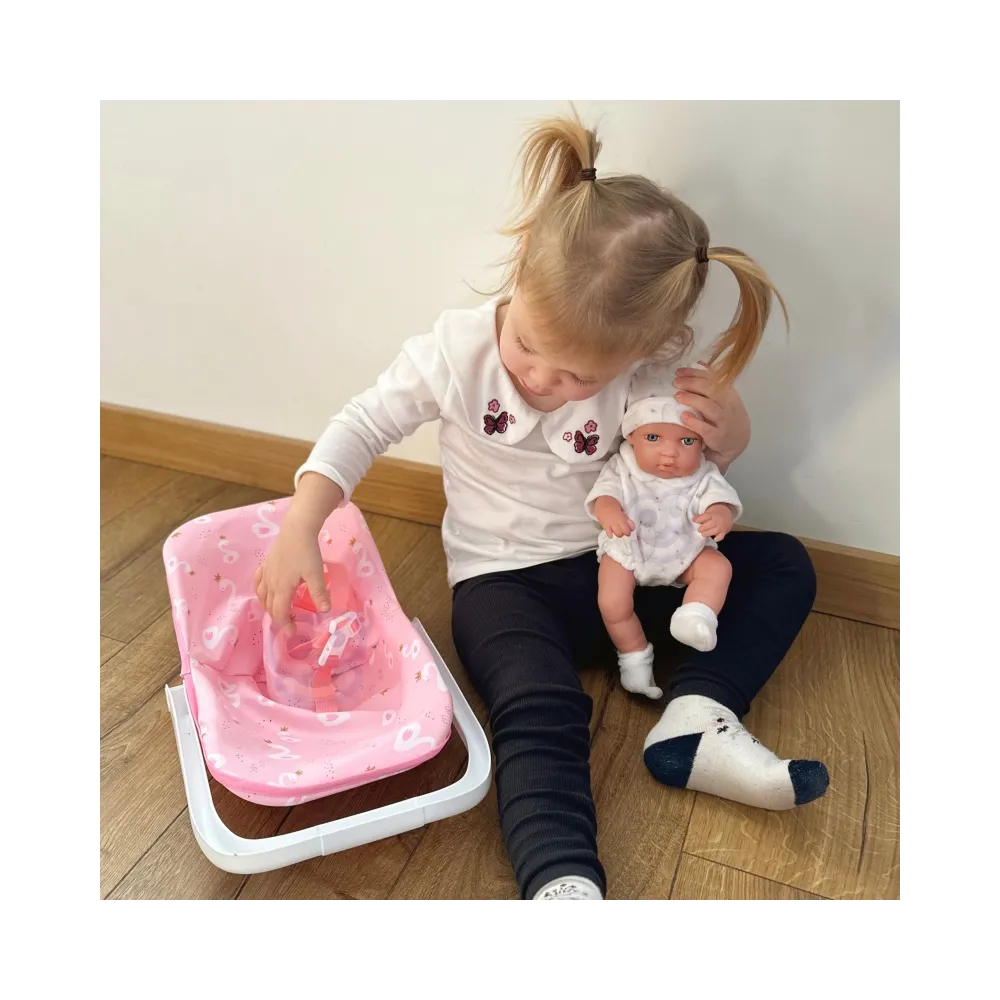 WOOPIE ROYAL Zestaw Lalka Bobas 30,5 cm + Nosidełko Różowe