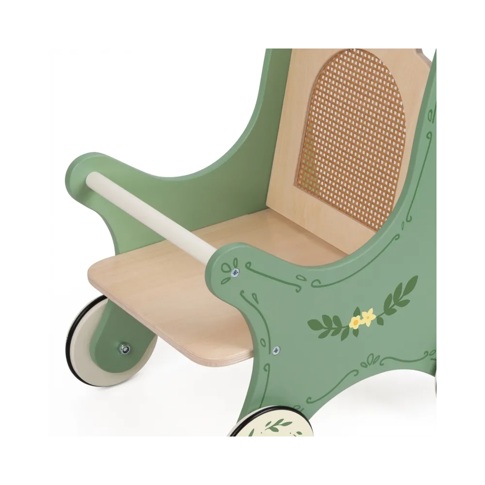 CLASSIC WORLD Drewniany Wózek Vintage dla Lalek