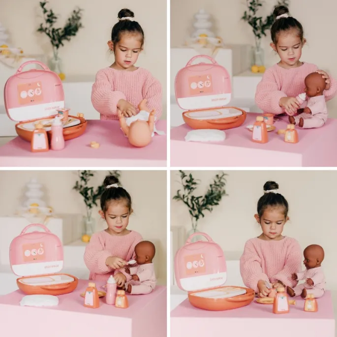 Pielęgnacyjne akcesoria w zestawie dla dzieci