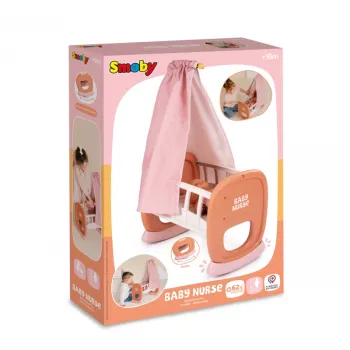Smoby Baby Nurse Kołyska z Baldachimem