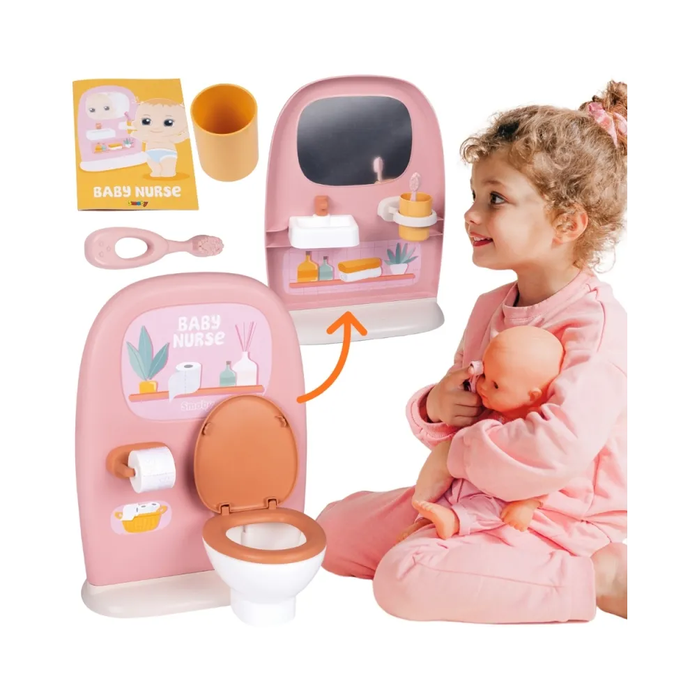 SMOBY Baby Nurse - Dwustronna toaleta Dla lalki 42 cm