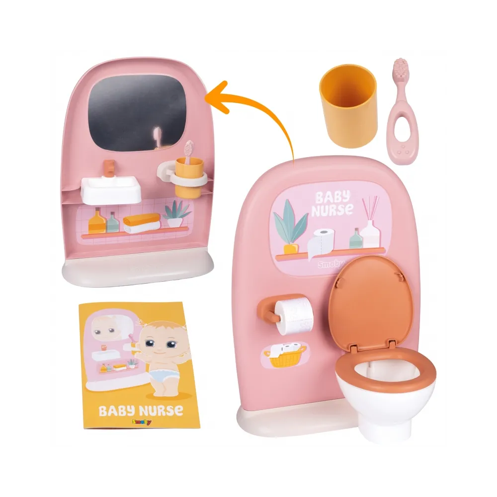 SMOBY Baby Nurse - Dwustronna toaleta Dla lalki 42 cm