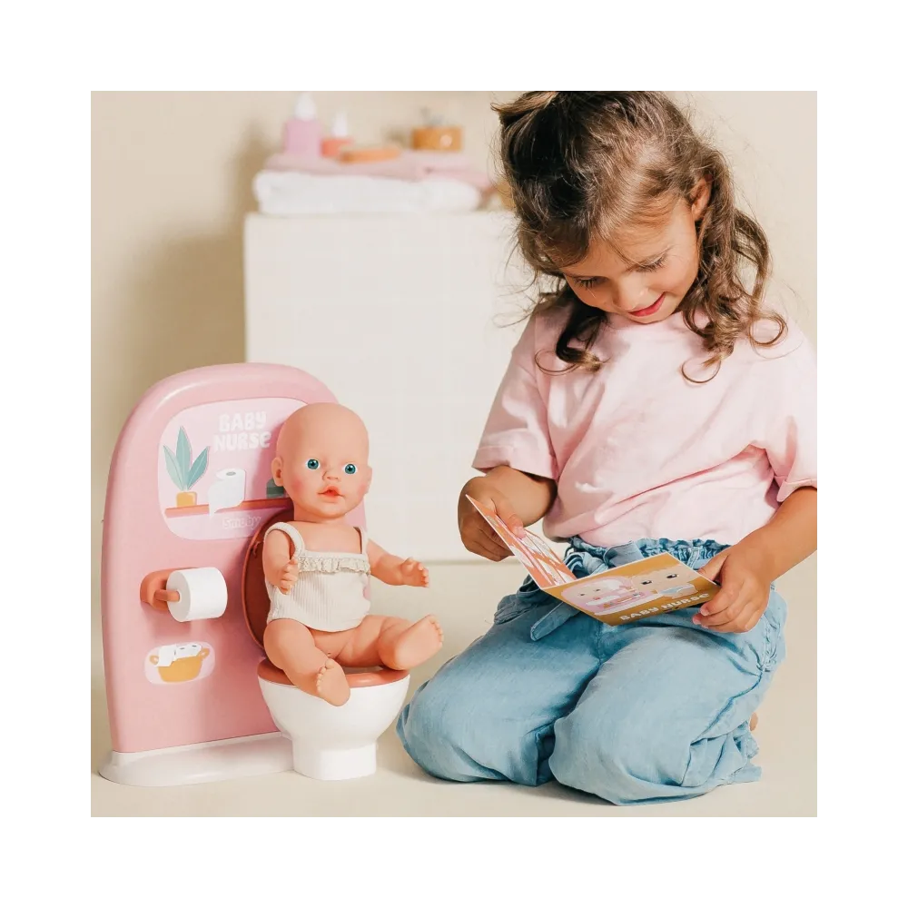 SMOBY Baby Nurse - Dwustronna toaleta Dla lalki 42 cm