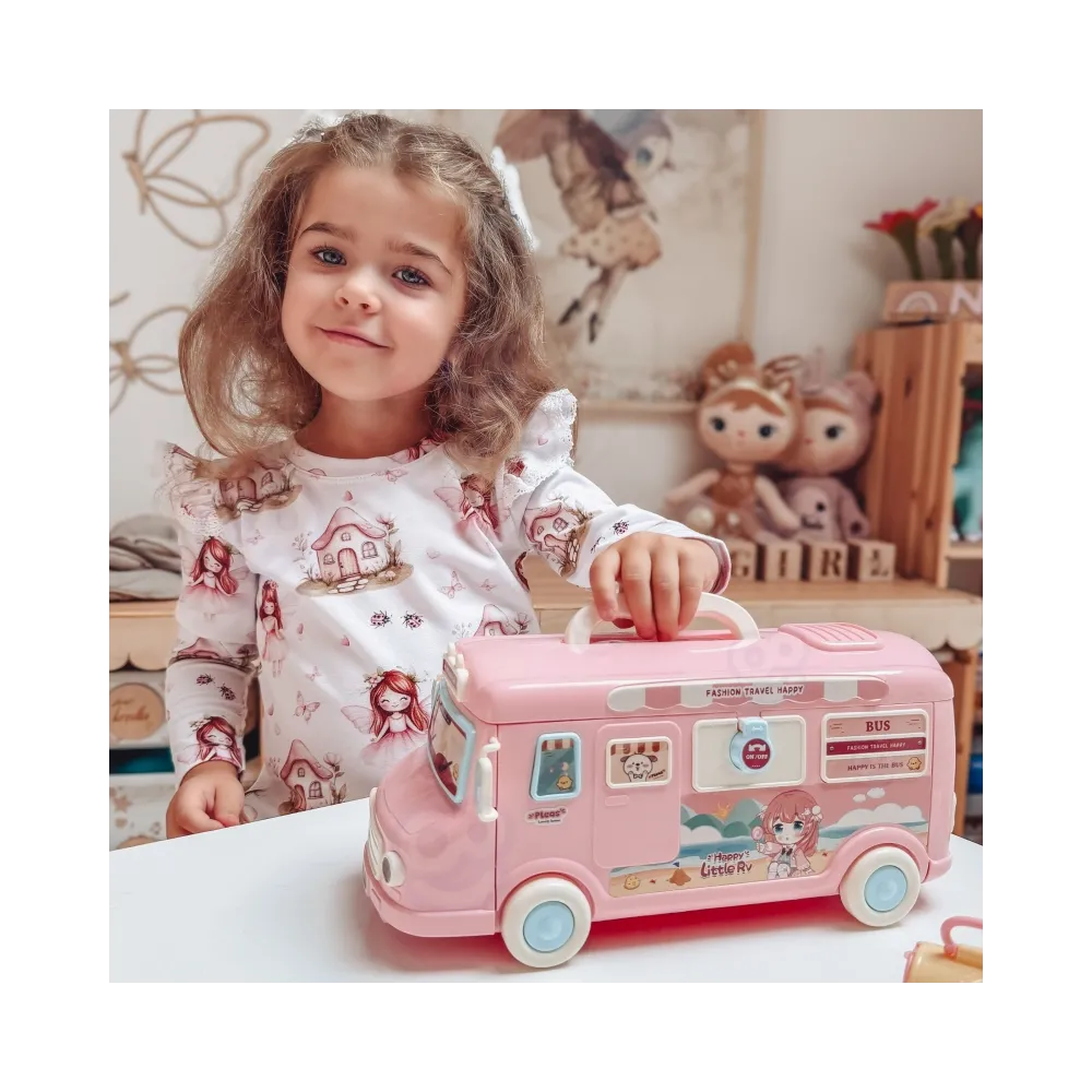 WOOPIE Kamper 2w1 Domek XXL Zestaw dla Lalek