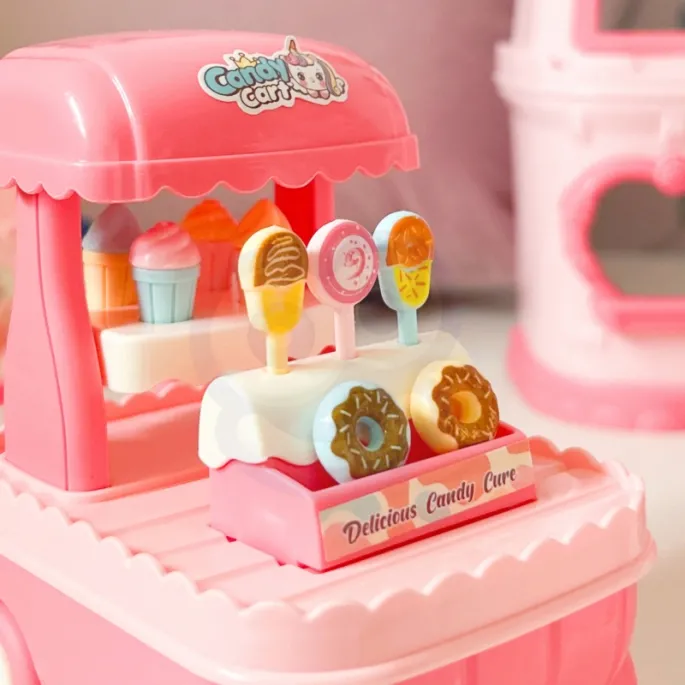 Zabawkowy wózek z lodami w Wielkiej Willi Króliczków