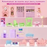 WOOPIE Domek Dla Lalek Willa Ogrodowa 156el.