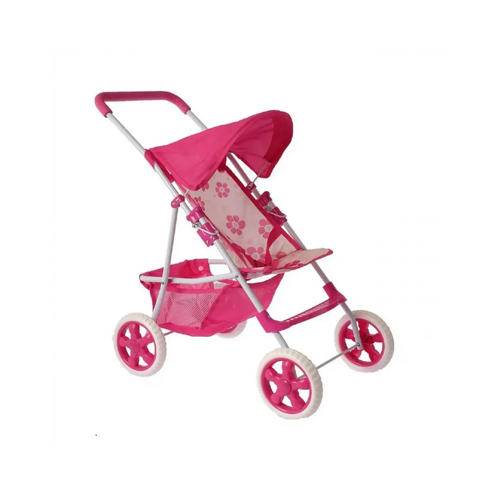 WOOPIE ROYAL Wózek dla Lalek Spacerówka w Kwiaty