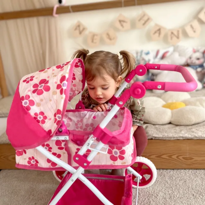 WOOPIE ROYAL wózek dla lalek z regulowaną rączką