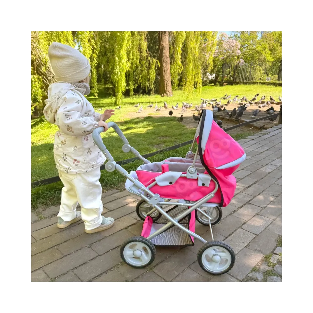 WOOPIE ROYAL Wózek dla Lalek 4w1 Nosidełko Regulacja
