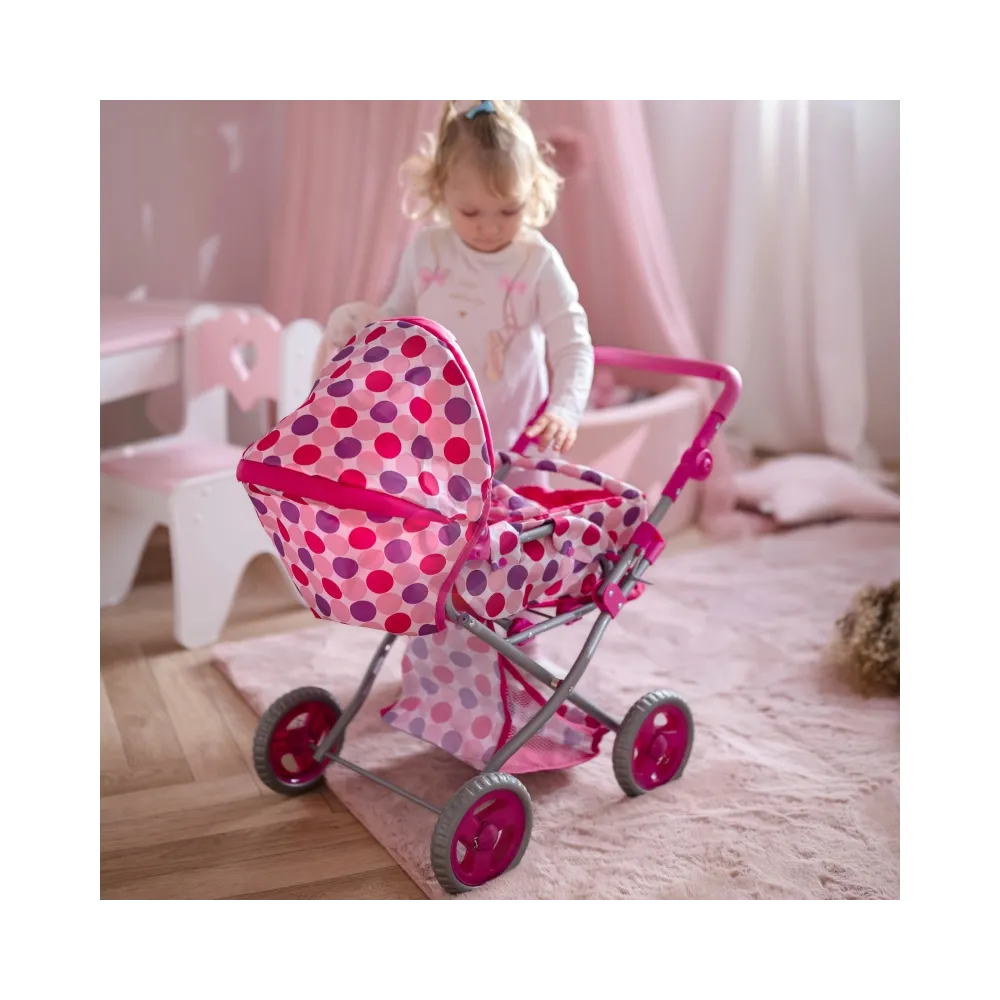 WOOPIE ROYAL Wózek dla Lalek Głęboki Spacerówka 3w1 Nosidełko