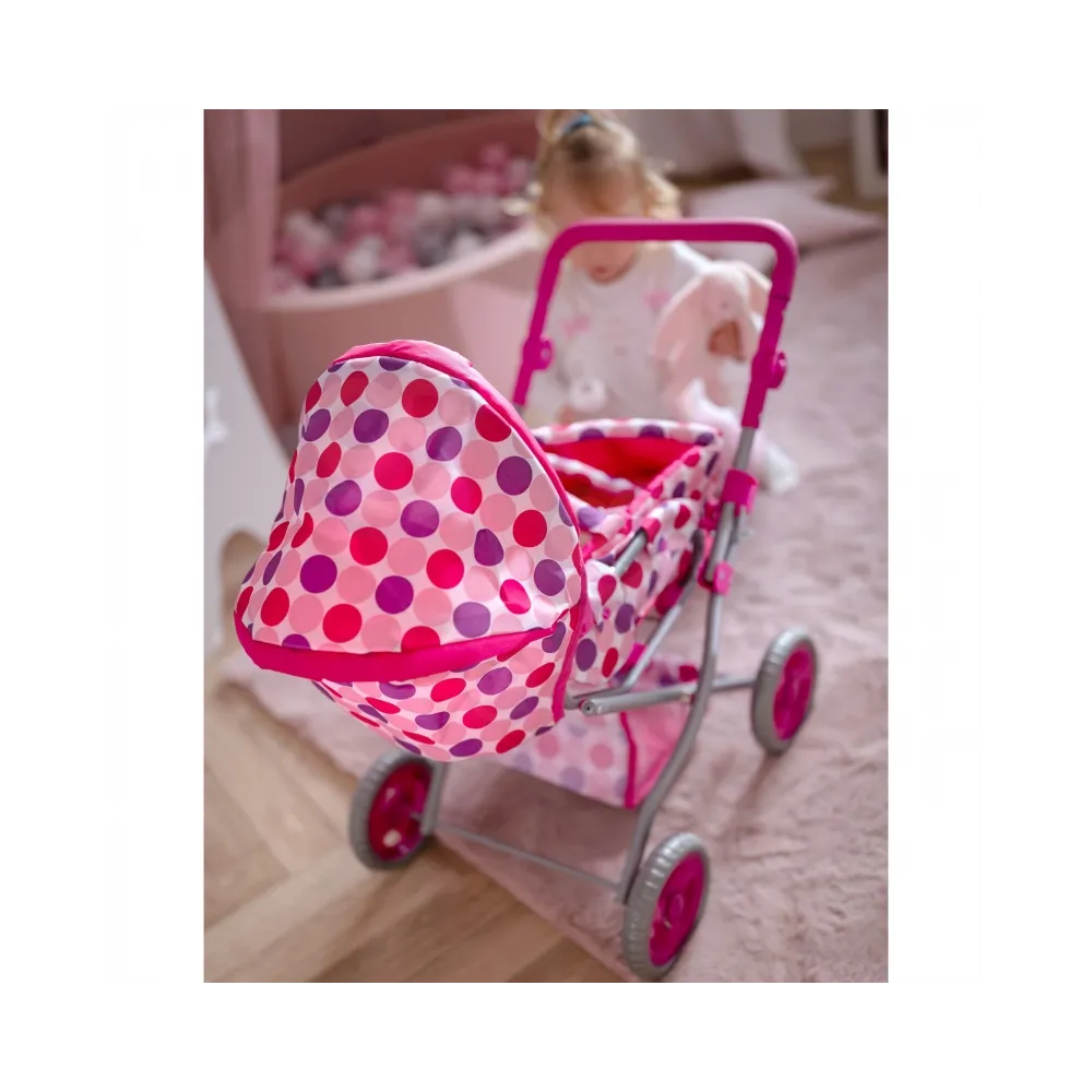 WOOPIE ROYAL Wózek dla Lalek Głęboki Spacerówka 3w1 Nosidełko