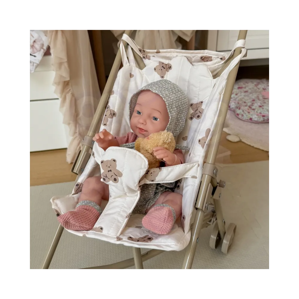 WOOPIE ROYAL Wózek Dla Lalek Spacerówka Vintage Teddy Bear