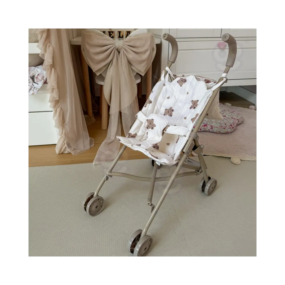 WOOPIE ROYAL Wózek Dla Lalek Spacerówka Vintage Teddy Bear