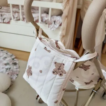 WOOPIE ROYAL Wózek Dla Lalek Spacerówka Vintage Teddy Bear