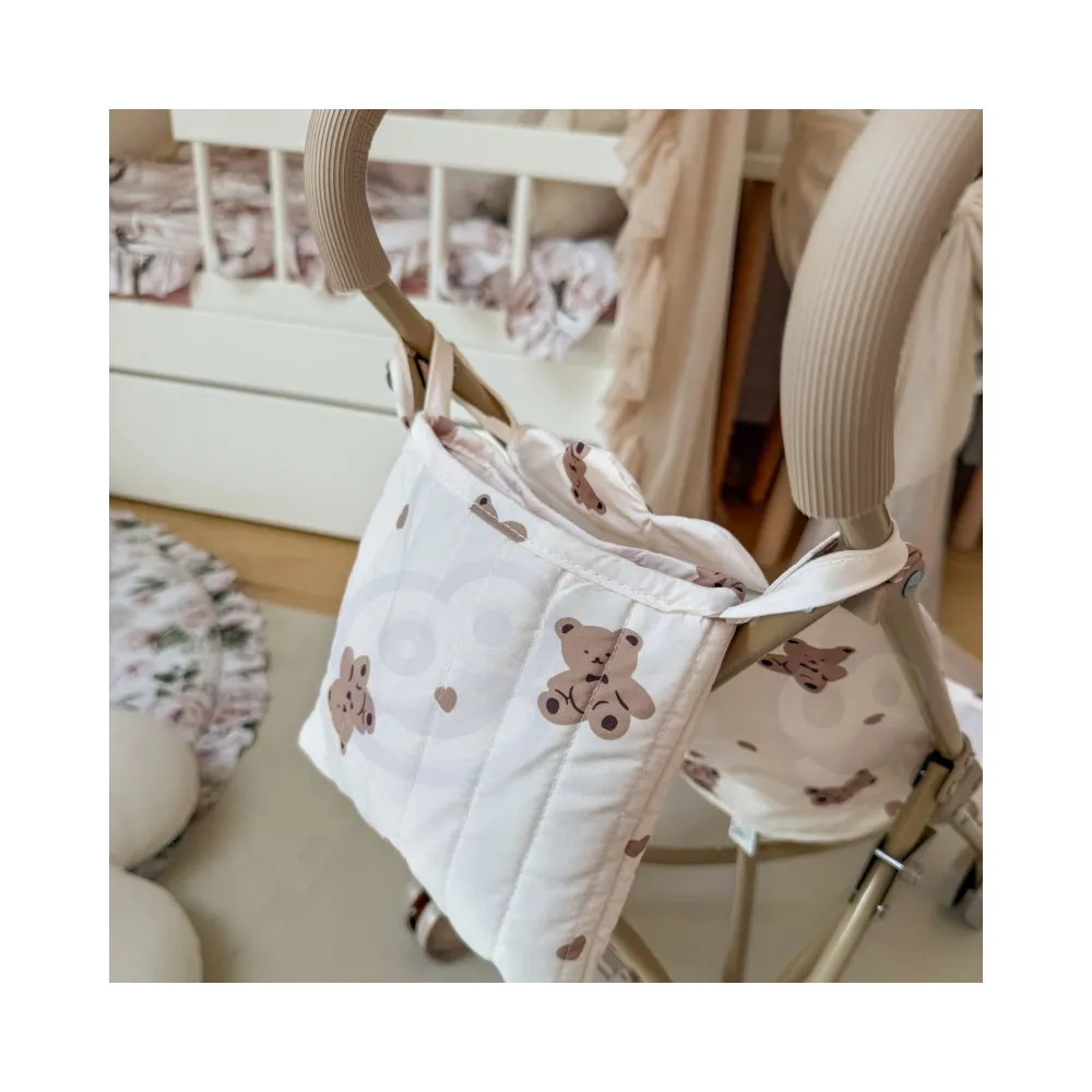 WOOPIE ROYAL Wózek Dla Lalek Spacerówka Vintage Teddy Bear