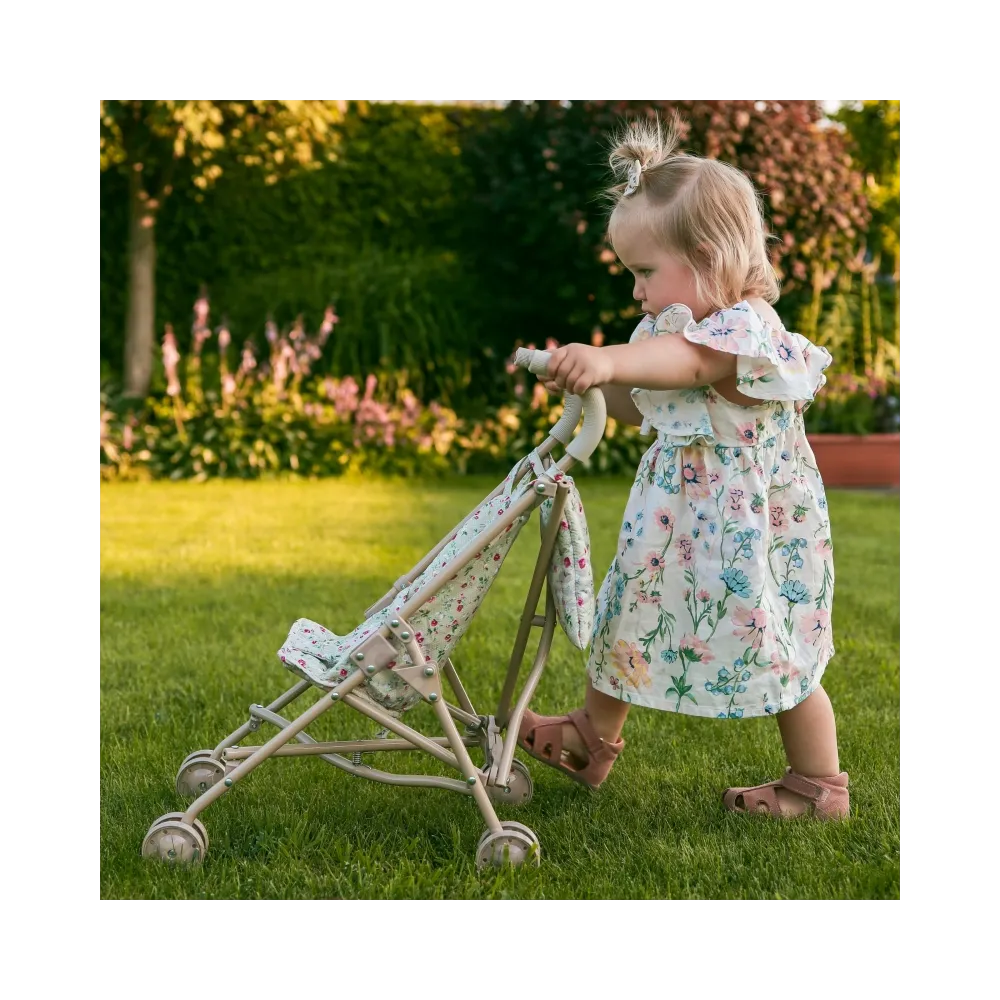 WOOPIE ROYAL Wózek dla Lalek Spacerówka Vintage Rose