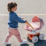 SMOBY Baby Nurse Wózek Głęboki z Plastikowym Daszkiem