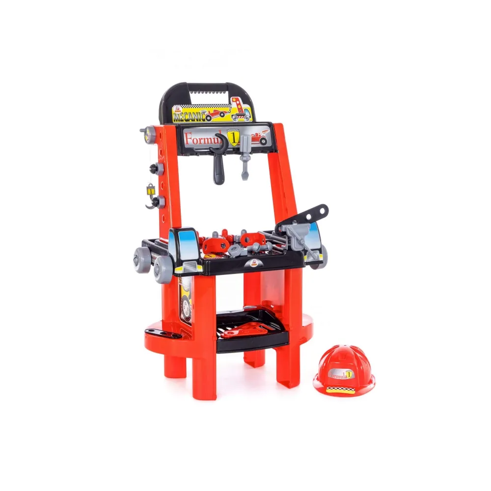 Zestaw Majsterkowicza "Super Mechanik" + Zestaw Narzędzi Klocki Konstrukcyjne "Wynalazca" Polesie