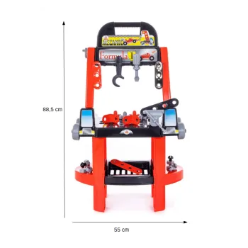 Zestaw Majsterkowicza "Super Mechanik" + Zestaw Narzędzi Klocki Konstrukcyjne "Wynalazca" Polesie