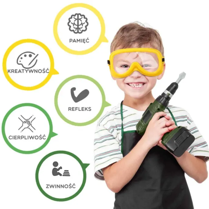 Zestaw narzędzi rozwijający zdolności manualne