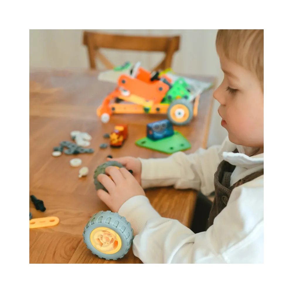 WOOPIE Zestaw Klocki Konstrukcyjne Pojazdy STEM 163 el.