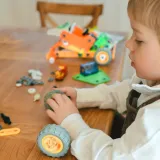 WOOPIE Zestaw Klocki Konstrukcyjne Pojazdy STEM 163 el.