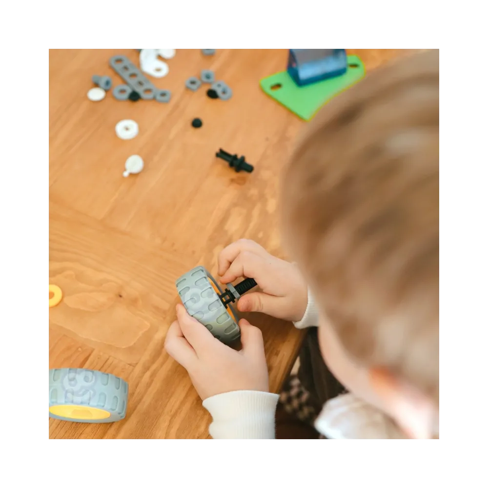 WOOPIE Zestaw Klocki Konstrukcyjne Pojazdy STEM 163 el.