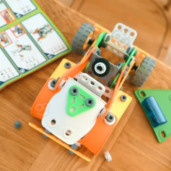 WOOPIE Zestaw Klocki Konstrukcyjne Pojazdy STEM 163 el.