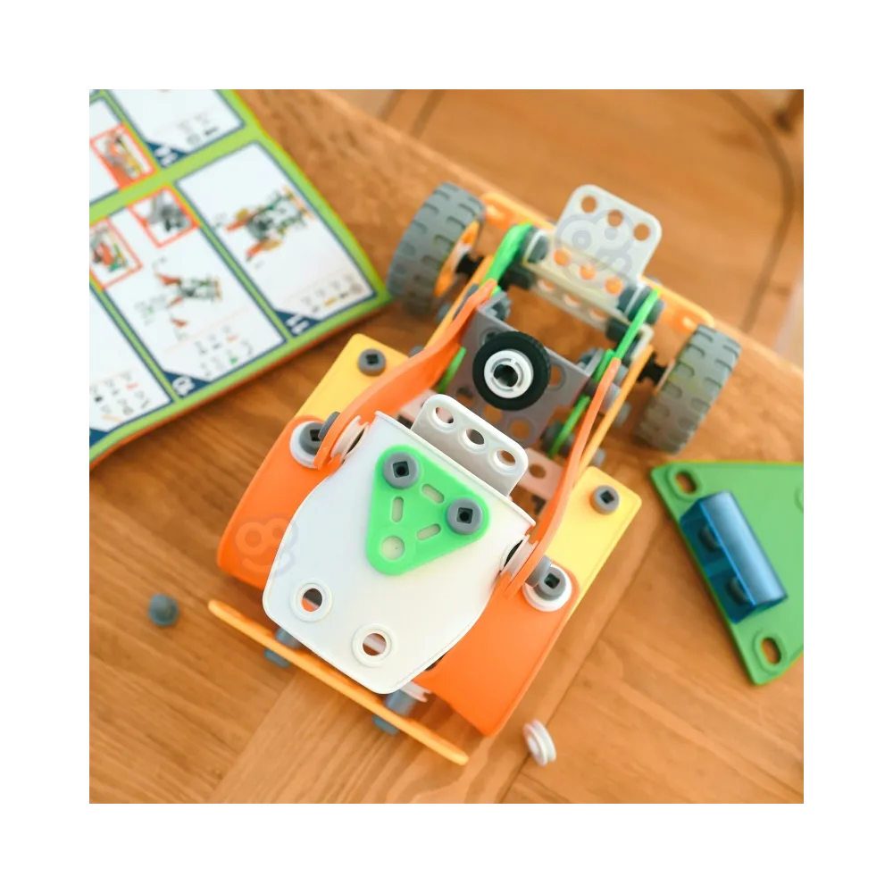 WOOPIE Zestaw Klocki Konstrukcyjne Pojazdy STEM 163 el.