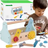 Drewniana skrzynka z narzędziami Tooky Toy