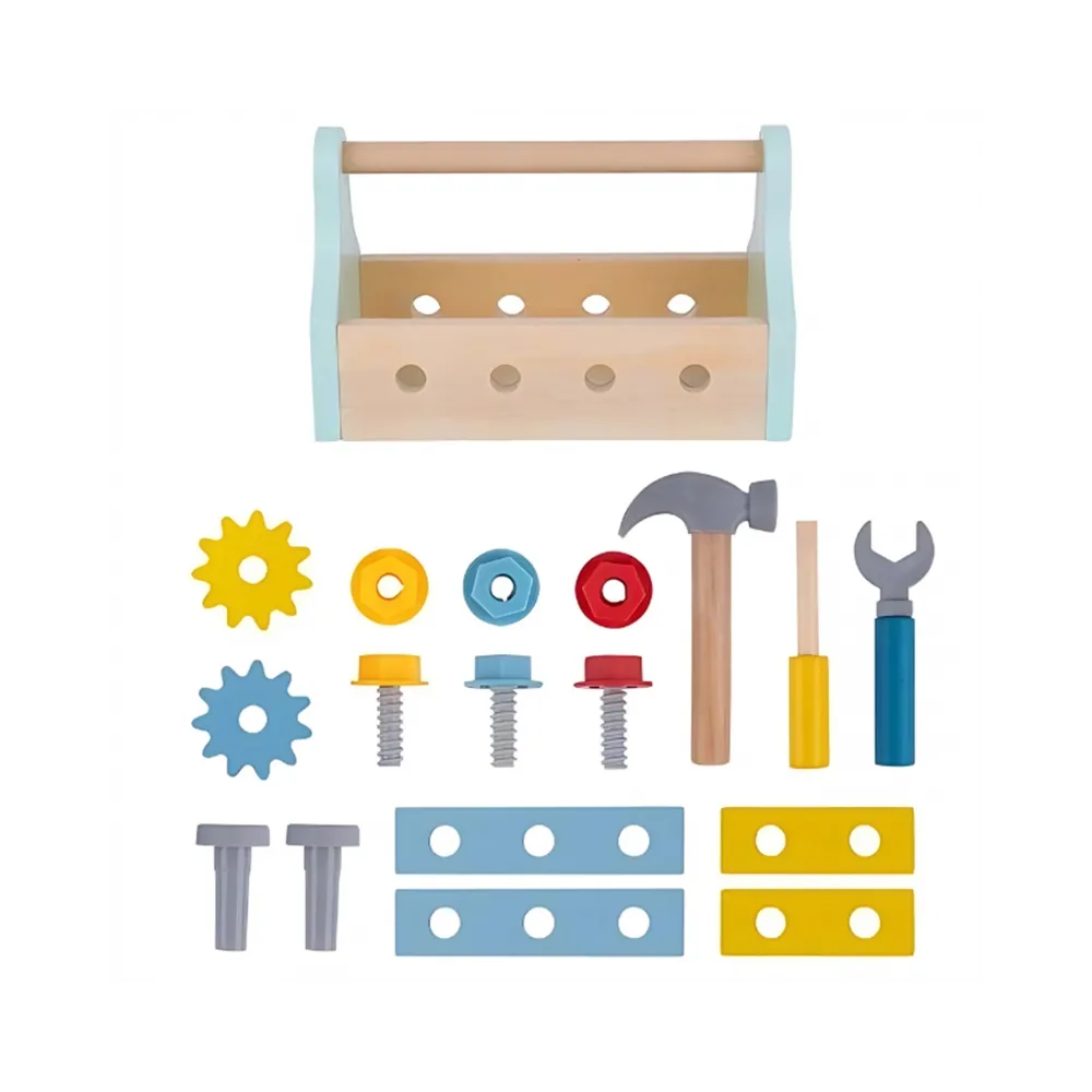 Edukacyjna skrzynka na narzędzia z akcesoriami