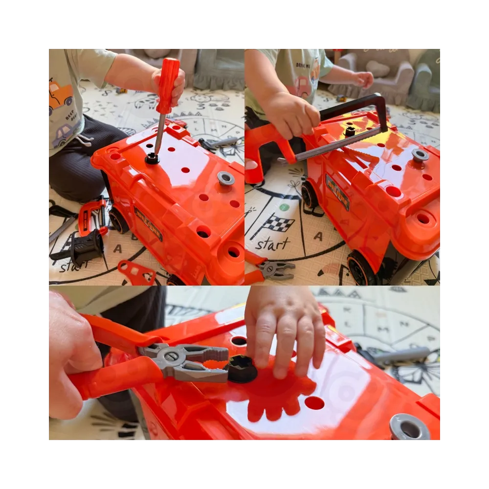 WOOPIE Mobilna Skrzynia Na Narzędzia Warsztat 2w1 65 el.