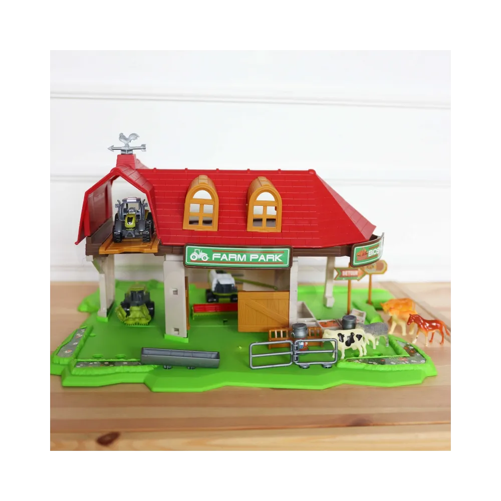 WOOPIE Zestaw Farma Zagroda Traktory + Figurki 42 el.