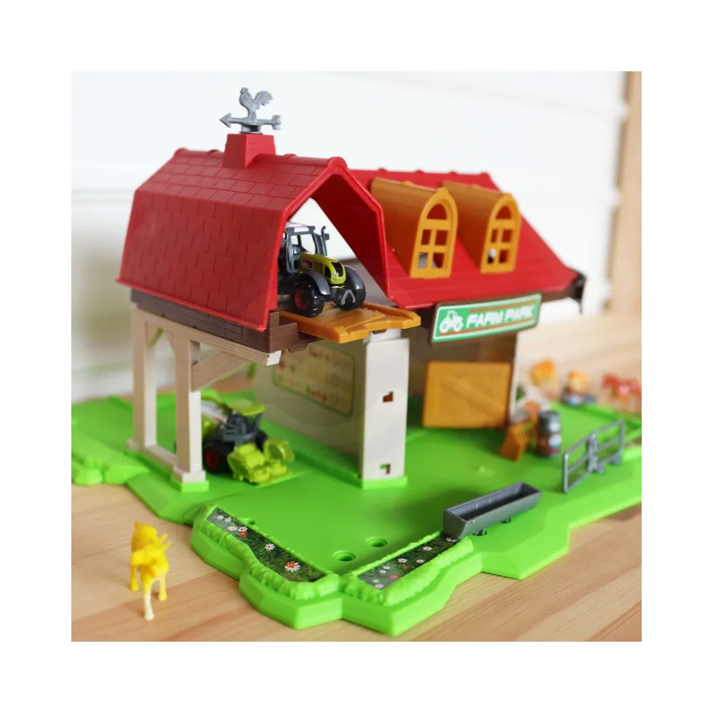 WOOPIE Zestaw Farma Zagroda Traktory + Figurki 42 el.