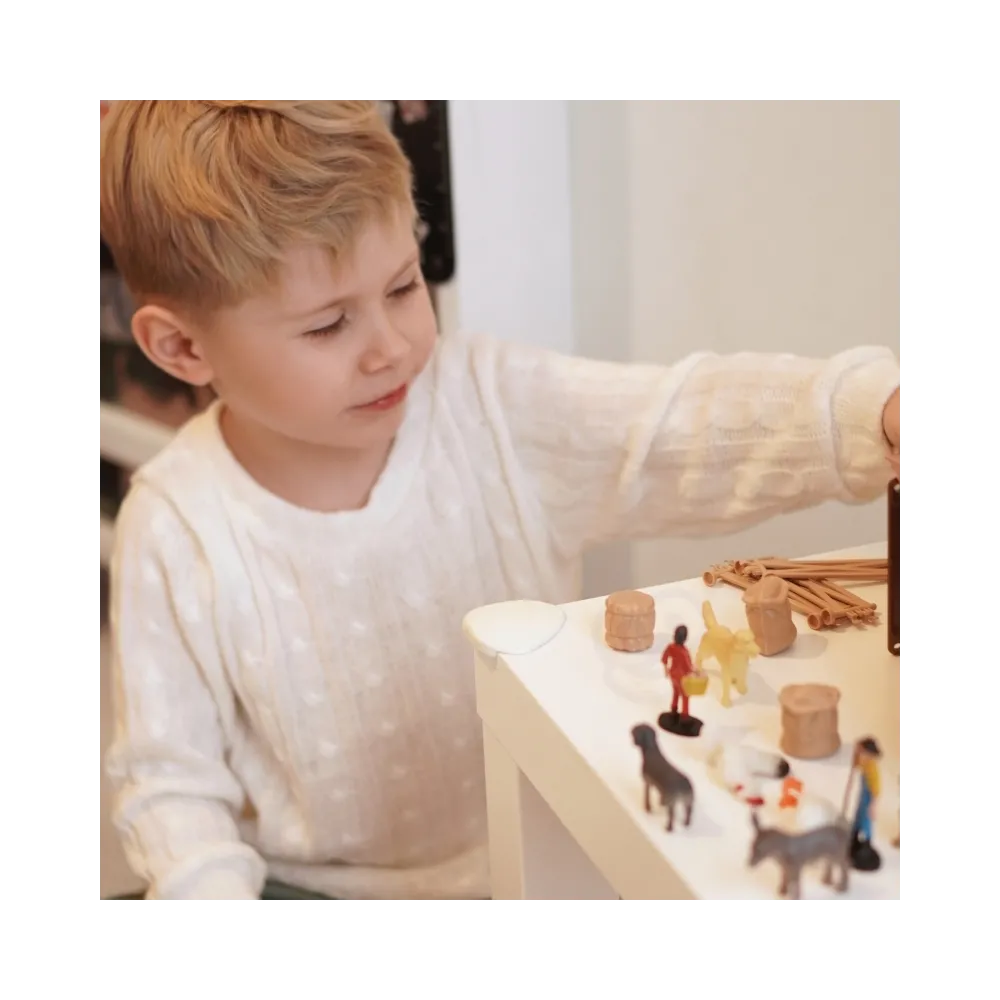 WOOPIE Zestaw Mały Rolnik Farma Zagroda + Zwierzęta i Akcesoria