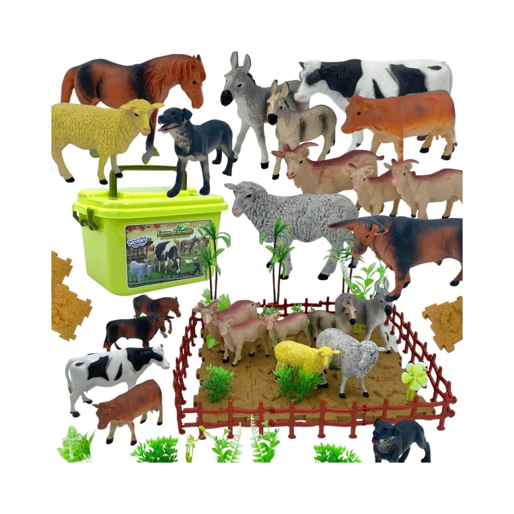 WOOPIE Zestaw Figurki Farma + Kuferek 57 el.